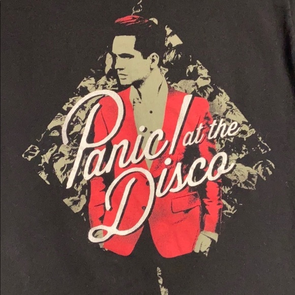 Tee Women's 'Panic at the Disco' Band Shirt, top, Size: Medium, tultex brand - Picture 2 of 5